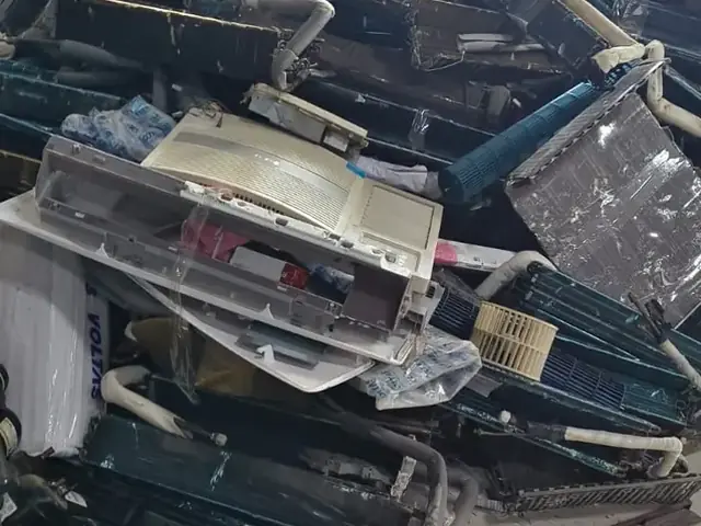 Pile of old AC indoor units