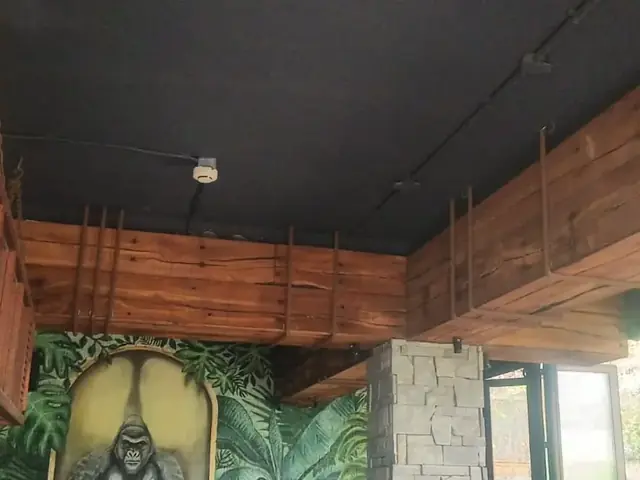 Restaurant wooden ceiling and fit-out