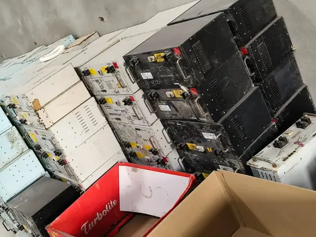 Stacked UPS and battery units